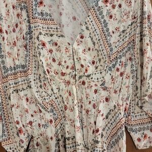 Floral Patterned Women's Top